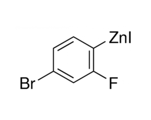4-Бром-2-фторфенилцинк йодид, 0,5 М в ТГФ, в атмосфере аргона упакованы в закрывающихся бутылках ChemSeal ^ т, Alfa Aesar, 50 мл