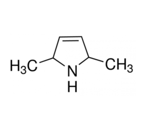 2,5-диметил-3-пирролин, 75%, смесь цис и транс, Acros Organics, 5г