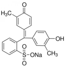 Крезоловый красный , натриевая соль, pure, вода - растворитель, индикатор, Acros Organics, 5г