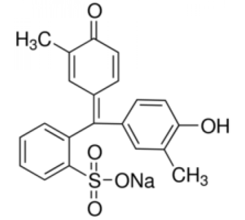 Крезоловый красный , натриевая соль, pure, вода - растворитель, индикатор, Acros Organics, 5г