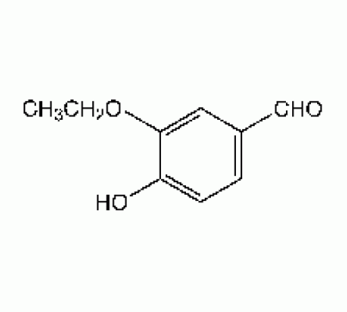 3-этокси-4-гидроксибензальдегид, 97%, Acros Organics, 100г