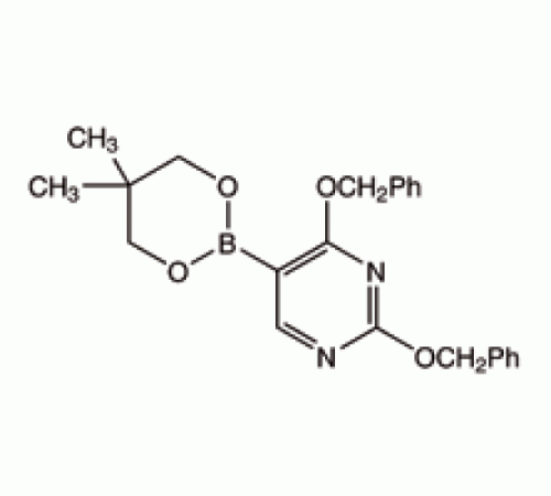 2,4-Дибензилоксипиримидин-5-бороновой кислоты неопентил гликоль эфир, 95%, Alfa Aesar, 250 мг