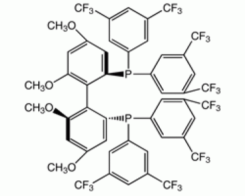 (R) -2,2 '-бис [бис (3,5-трифторметилфенил) фосфино] -4,4', 6,6 '-тетраметоксибифенил, 97 +%, Alfa Aesar, 250 мг