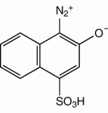 1-диазо-2-нафтол-4-сульфоновой кислоты, 76%, Alfa Aesar, 100 г