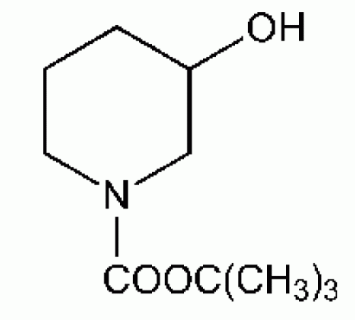 1-Вос-3-гидроксипиперидина, 97%, Alfa Aesar, 1г