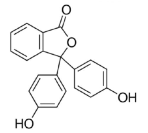 Фенолфталеин, 98.5%, pure, индикатор, Acros Organics, 2.5кг