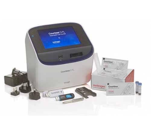 Купить Счетчик и анализатор жизнеспособности клеток, 4-60 мкм, Countess 3 FL Automated Cell Counter, Thermo FS