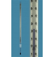 Термометр Amarell на шлифе NS 14,5/23, -10...+250/1°C, глубина погружения 77 мм (Артикул D262354-FL)