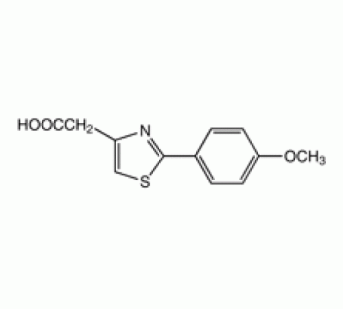 2 - (4-метоксифенил) тиазол-4-уксусной кислоты, 97%, Alfa Aesar, 250 мг