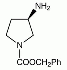 (R) - (-) - 3-амино-1- (бензилоксикарбонил) пирролидин, 96%, Alfa Aesar, 1г