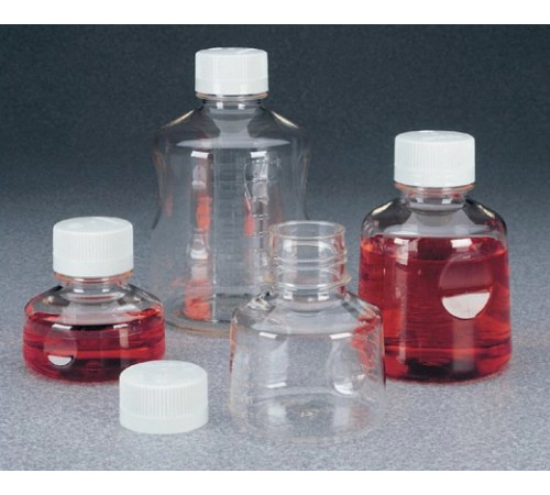 Купить Бутыль 250 мл, d шеи 45 мм, ПС, стерильная, Nalgene, 24 шт., Thermo FS