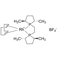 1,2-бис((2S,5S)-2,5-диметилфосфоlano)этан(циклооктадиен)родия(I) тетрафторборат, 97%, Acros Organics, 100мг