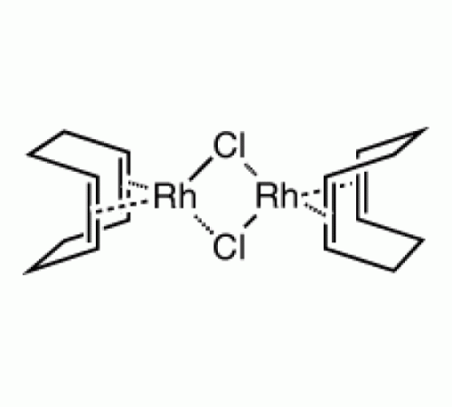 Хлор(1,5-циклооктадиен)родия(I) димер, мин. 40.8% Rh, Acros Organics, 500мг