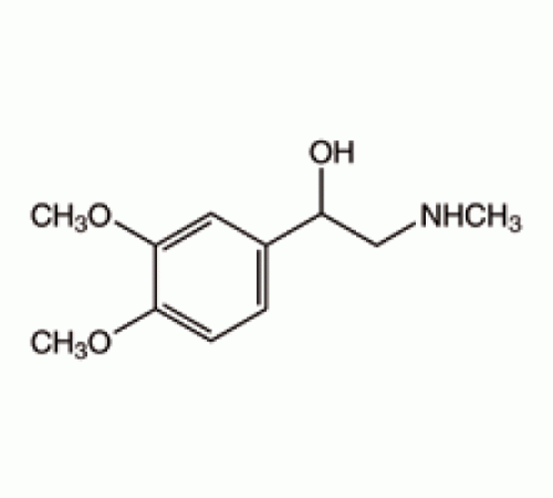 2 - (3,4-диметоксифенил) -2-гидрокси-N-метилэтиламина, 96%, Alfa Aesar, 250 мг