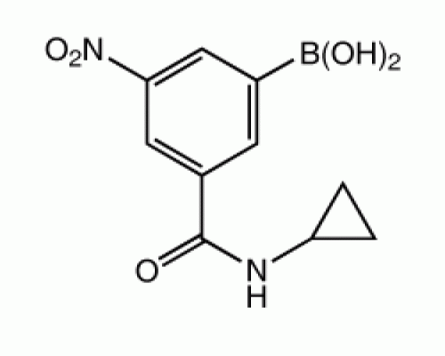 3-циклопропилкарбамоил-5-нитробензолбороновая кислота, 98%, Alfa Aesar, 250 мг