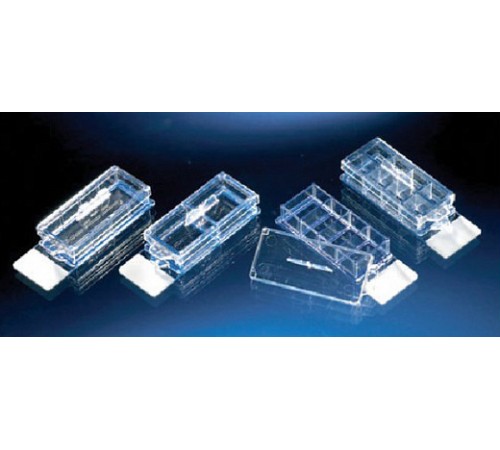 Купить Культуральное стекло, 8 ячеек, Lab-Tek II для культивирования, 16 шт./уп., 96 шт./кор., Thermo FS