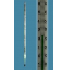 Термометр Amarell на шлифе NS 14,5/23, -10...+360/1°C, глубина погружения 77 мм (Артикул D262358-EF)