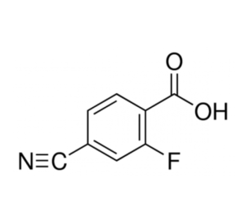 4-циано-2-фторбензойная кислота, 97%, Acros Organics, 1г