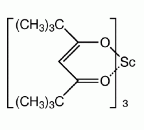 Трис (2,2,6,6-тетраметил-3, 5-гептандионато) скандий (III), 95 +%, Alfa Aesar, 2г