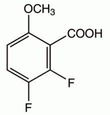 2,3-дифтор-6-метоксибензойной кислоты, 97%, Alfa Aesar, 1г