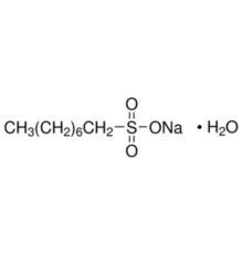 1-октансульфоновая кислота, натриевая соль моногидрат, 98%, Acros Organics, 100г