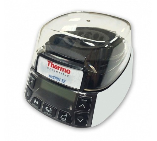 Купить Центрифуга 12500 об/мин, 9800g, 12х1,5/2 мл и 32х0,2 мл, адаптеры и 0,5 мл, MySPIN 12, Thermo FS