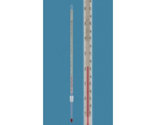 Термометр Amarell на шлифе NS 14,5/23, -10...+150/0,5°C, глубина погружения 52 мм (Артикул D262236-FL)