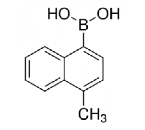 Купить 4-метилнафталин-1-бороновой кислоты, 96%, Alfa Aesar, 1г