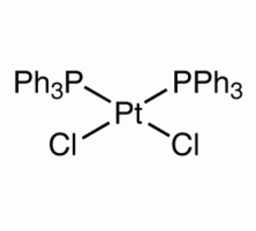 цис-дихлорбис (трифенилфосфин) платины (II), Премион г, 99,95% (металлы основа), Pt 24,2% мин, Alfa Aesar, 1г