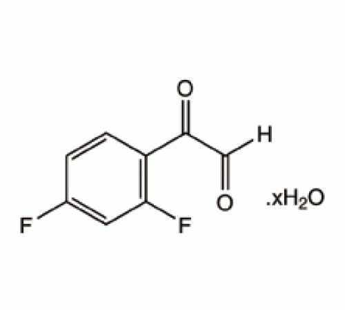 2,4-дифторфенилглиоксаль гидрат, 95%, сухого веса. Основой, Alfa Aesar, 1г