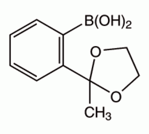 2 - (2-метил-1,3-диоксолан-2-ил) бензолбороновой кислоты, 95%, Alfa Aesar, 1г