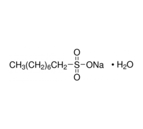 1-октансульфоновая кислота, натриевая соль моногидрат, 98%, Acros Organics, 5г