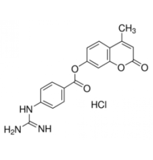 Гидрат гидрохлорида 4-метилумбеллиферил-4-гуанидинобензоата 85% (ВЭЖХ) Sigma 51010