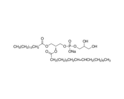 Натриевая соль 2-олеоил-1-пальмитоил-sn-глицеро-3-фосфорац- (1-глицерина) 98,0% (ТСХ) Sigma 63371