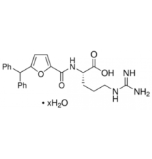 Nβ [[5- (дифенилметилβ2-фуранил] карбонилβL-аргинин гидрат 98% (ВЭЖХ), порошок Sigma D6819