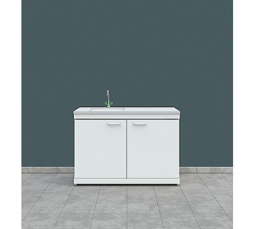 Купить Лабораторный стол-мойка СП_ЛК-1500 СМС-Д (корпус - полипропилен)