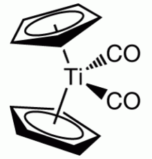 Дикарбонилбис (циклопентадиенил) титан (II), 98%, 0, Alfa Aesar, 5 г