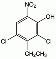 2,4-Дихлор-3-этил-6-нитрофенол, 98%, 2, Alfa Aesar, 5 г
