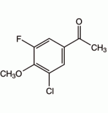 3'-хлор-5'-фтор-4'-метоксиацетофенон, 97%, Alfa Aesar, 1г
