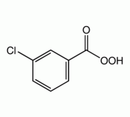 3-хлорпероксибензойная кислота, 70-75%, равновес. 3-хлорбензойная кислота и вода, Acros Organics, 100г