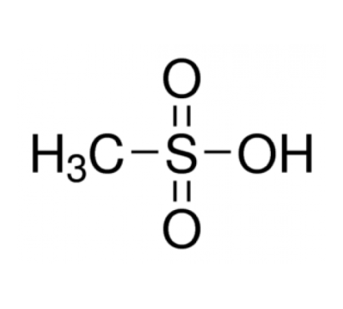 Метансульфоновая кислота, 98%, Acros Organics, 1л Метансульфоновая кислота, 98%, Acros Organics, 1л