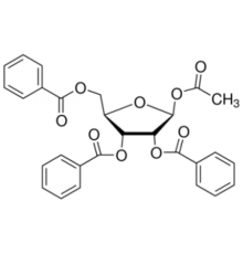 1-O-ацетил-2, 3,5-три-O-бензоил- ^ BD-рибофуранозы, 98%, Alfa Aesar, 1 г