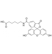6- [Флуоресцеин-5 (6βкарбоксамидо] гексановая кислота, подходящая для флуоресценции, 90% (HPCE) Sigma 46935