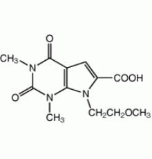 7- (2-Метоксиэтил) -1,3-диметил-2,4-диоксо-2,3,4,7-тетрагидро-1H-пирроло [2,3-d] пиримидин-6-карбоксили, Alfa Aesar, 250 мг