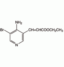 Этил 3 - (4-амино-5-бром-3-пиридил) акриловой кислоты, 96%, Alfa Aesar, 250 мг