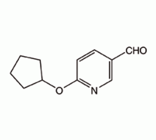 2-Циклопентилоксипиридин-5-карбоксальдегида, 98%, Alfa Aesar, 1 г