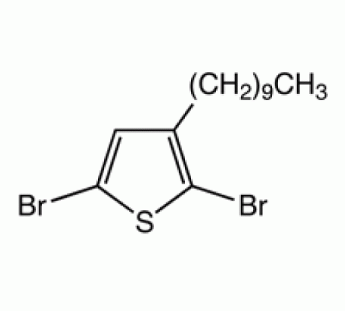 2,5-дибром-3-н-децилтиофен, 97%, Alfa Aesar, 250 мг