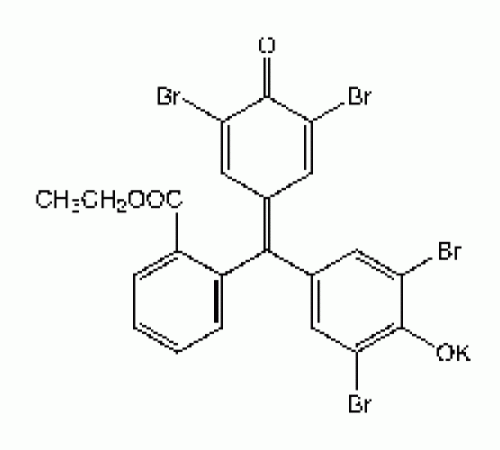 Тетрабромфенолфталеин этиловый эфир, калия соль, pure, индикатор, Acros Organics, 1г