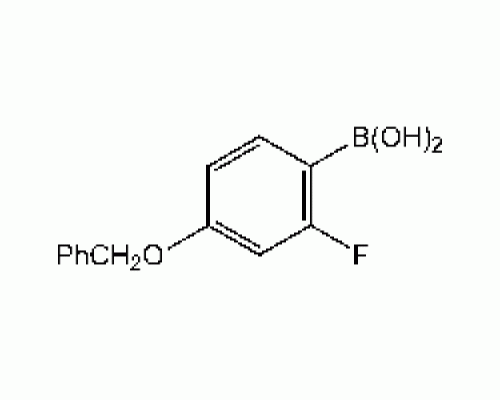 4-(бензокси)-2-фторфенилборная кислота, 97%, ангидрид present, Maybridge, 1г