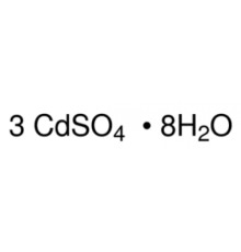 Кадмия сульфат, 8/3-гидрат, ACS реактив., кристаллы, Acros Organics, 100г